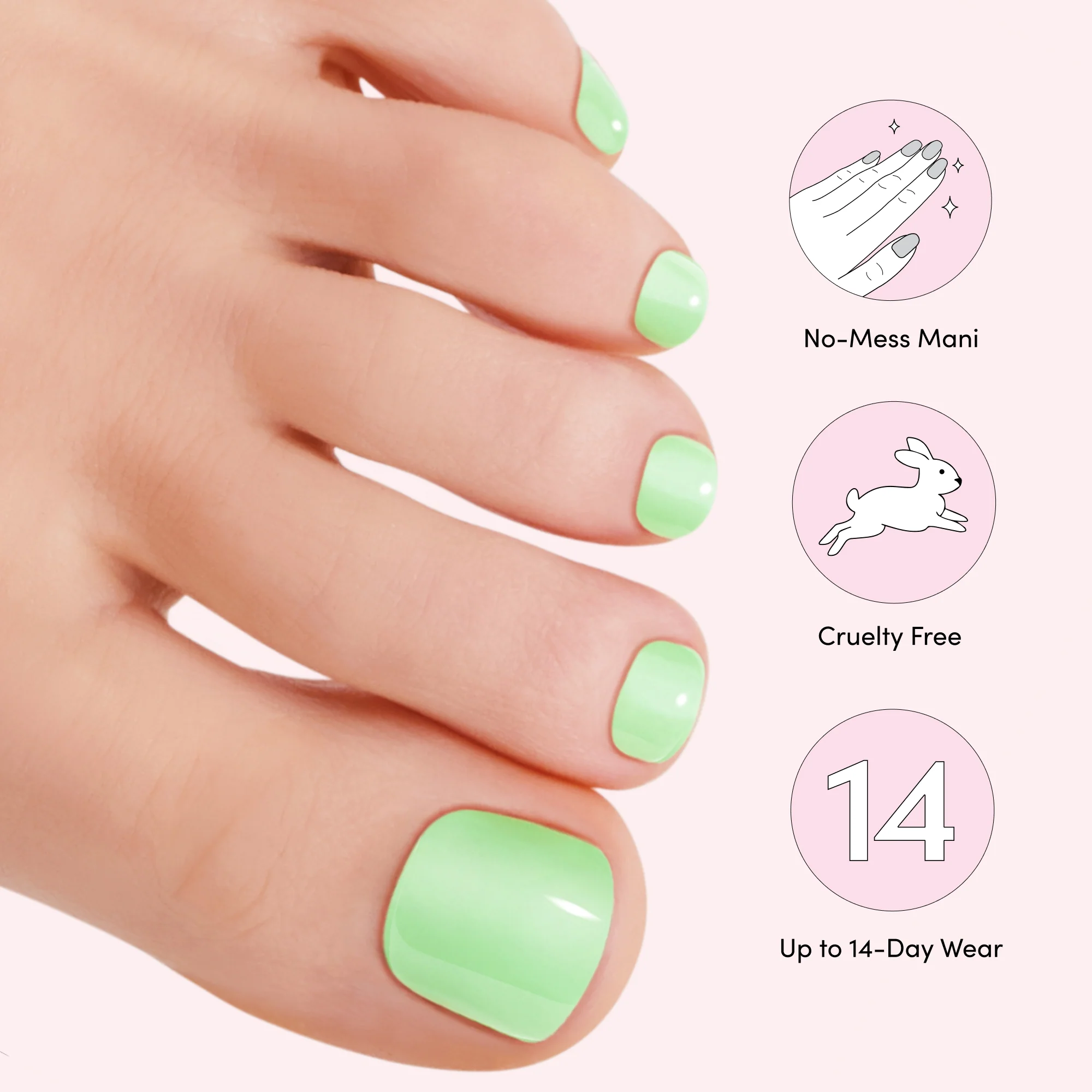 Sorry, I'm On A Juice Cleanse Glossy Pedi - Image 5